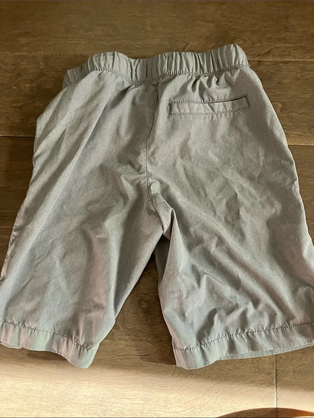 Old Navy Gray Elastic-Waist Drawstring Kids performance Shorts